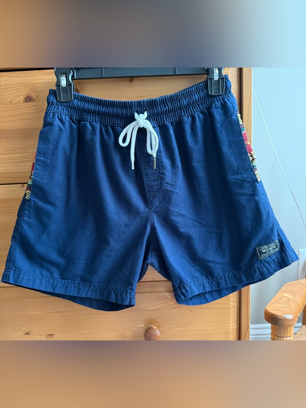 Wowie Navy Men’s Casual Shorts with Drawstring